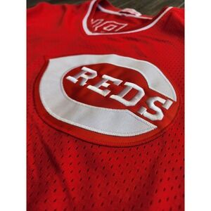 Mitchell & Ness Barry Larkin Cincinnati Reds Cooperstown Collection Jersey Med